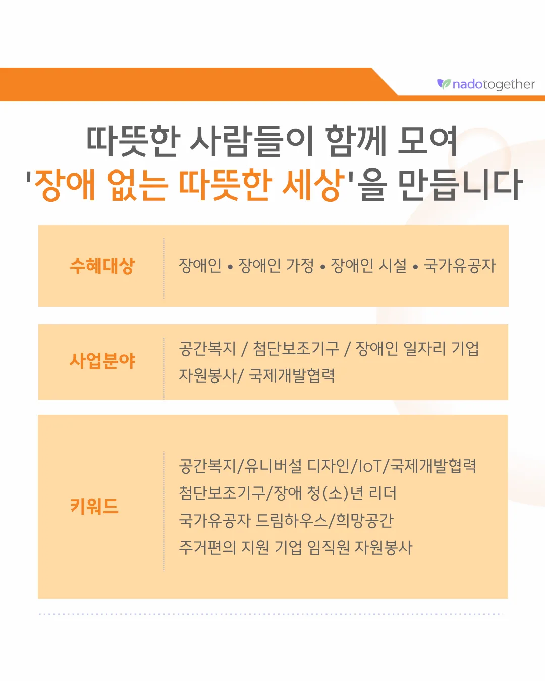 [파트너 소개] 사회복지법인 따뜻한동행