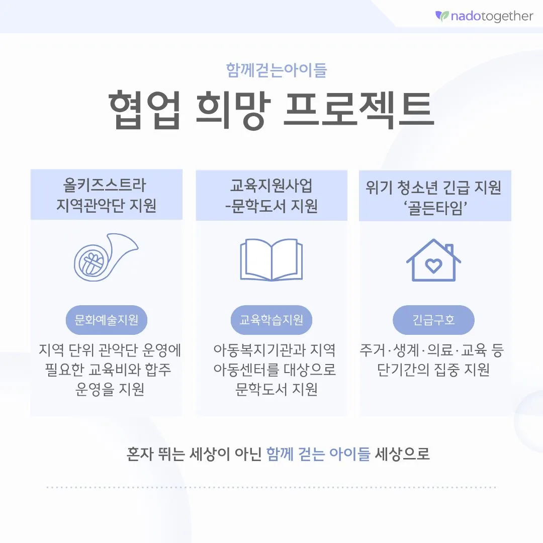[파트너소개] 함께 걷는 아이들